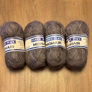Mohair Yarn - Gray